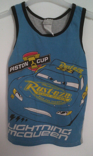 Grau blaues tank - grau/blaues, tank-top/unterhemd